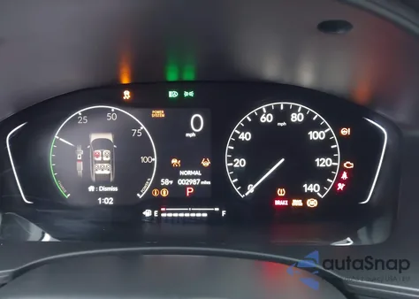 2025 Honda Civic Hybrid Sport из США, поврежденный, VIN 19XFL4H83SE008848